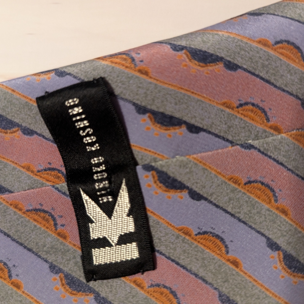 Striped Multicolor Tie‎ - Picture 5 of 8